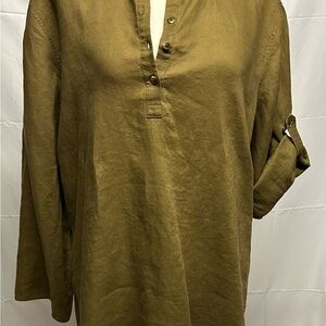 Ralph Lauren Green Casual Button Down Shirt